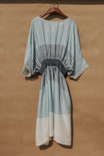 Load image into Gallery viewer, Rain Dance Striper Kimono Dress With Belt
