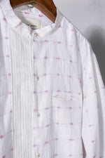 Load image into Gallery viewer, Pink white checks shirt
