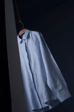 Load image into Gallery viewer, Light Blue Jaali detail shirt
