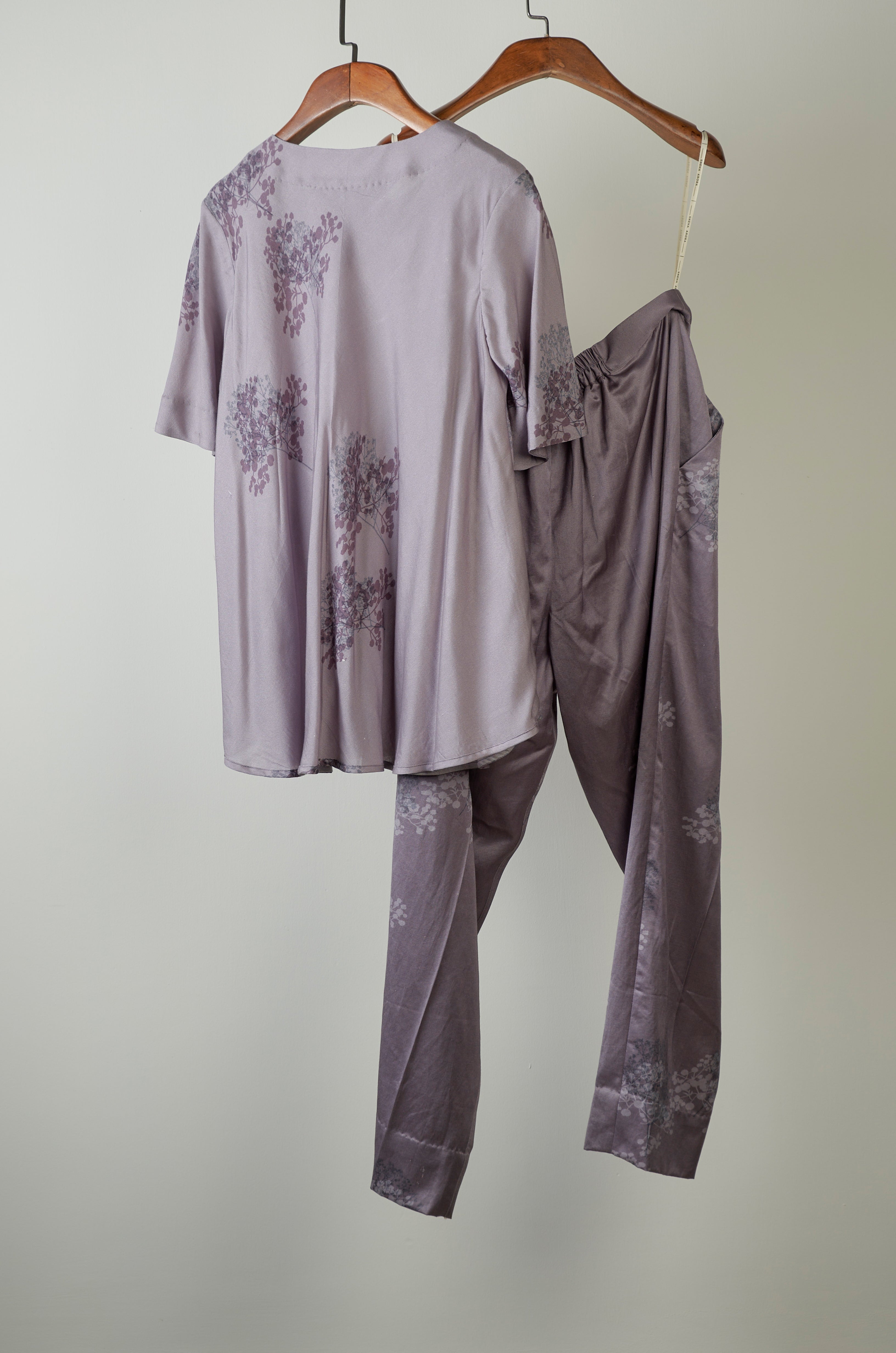 Gypsophilia printed top with printed pants Coordinated set