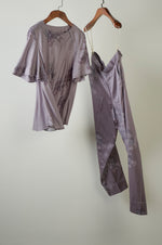 Load image into Gallery viewer, Gypsophilia printed top with printed pants Coordinated set
