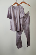 Load image into Gallery viewer, Gypsophilia printed top with printed pants Coordinated set

