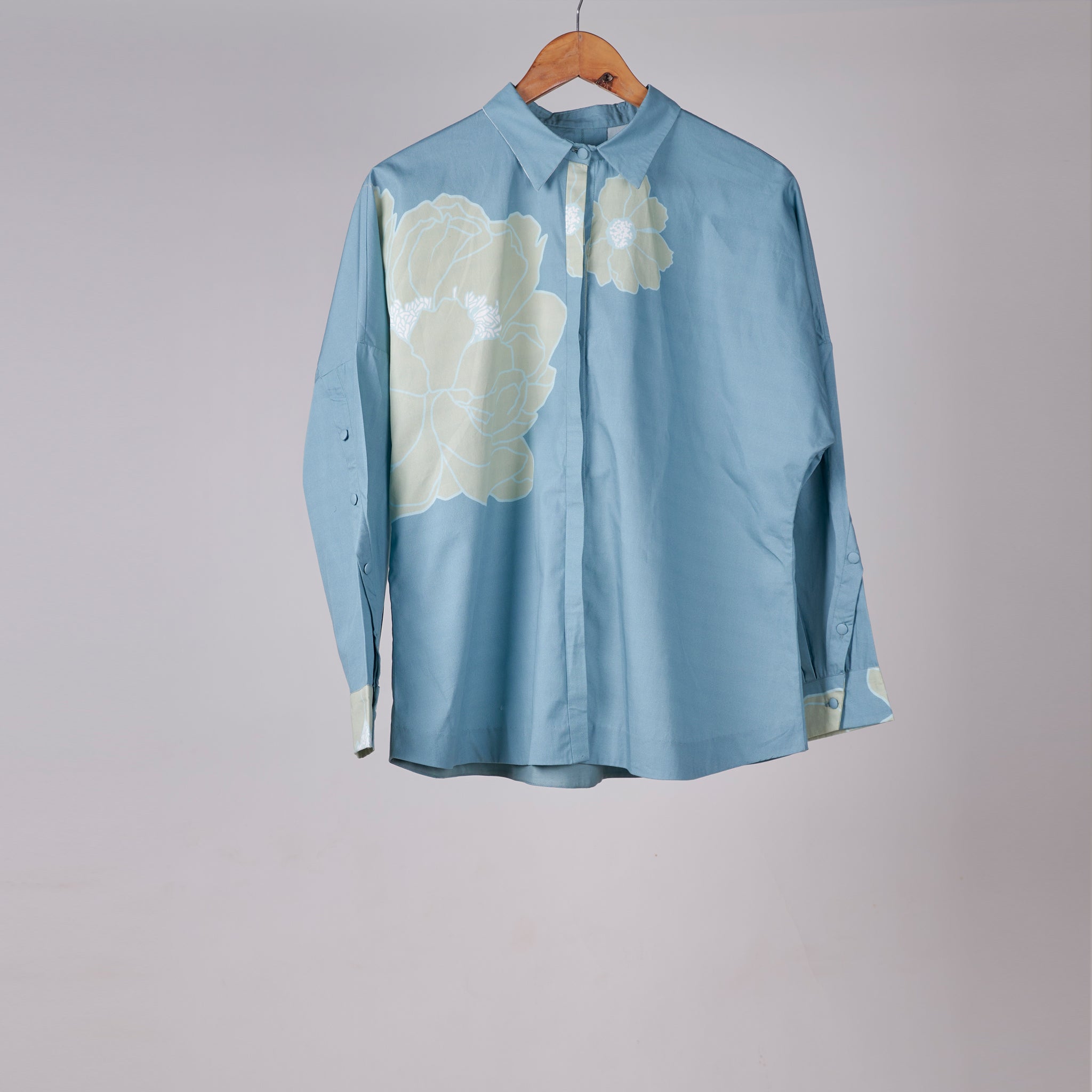 Meadow printed cotton shirt