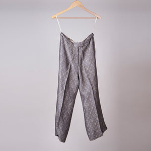 Rouge Grey Brocade Pants