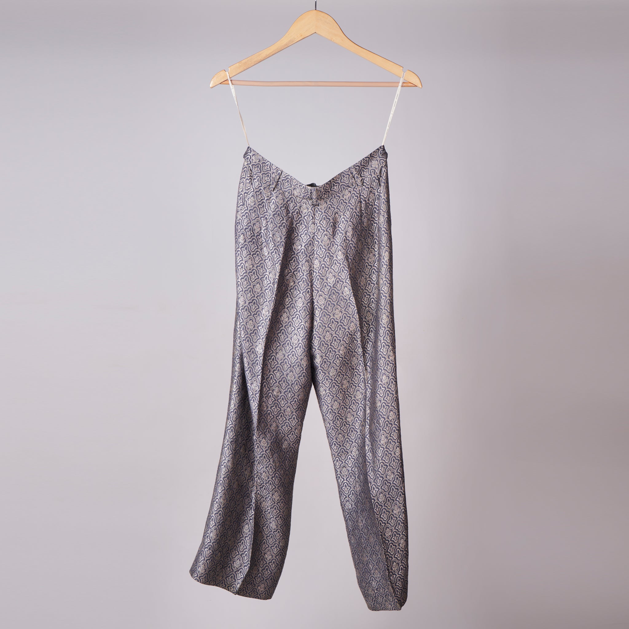 Rouge Grey Brocade Pants