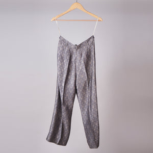 Rouge Grey Brocade Pants
