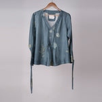 Load image into Gallery viewer, Rose wood Frill Neck Top
