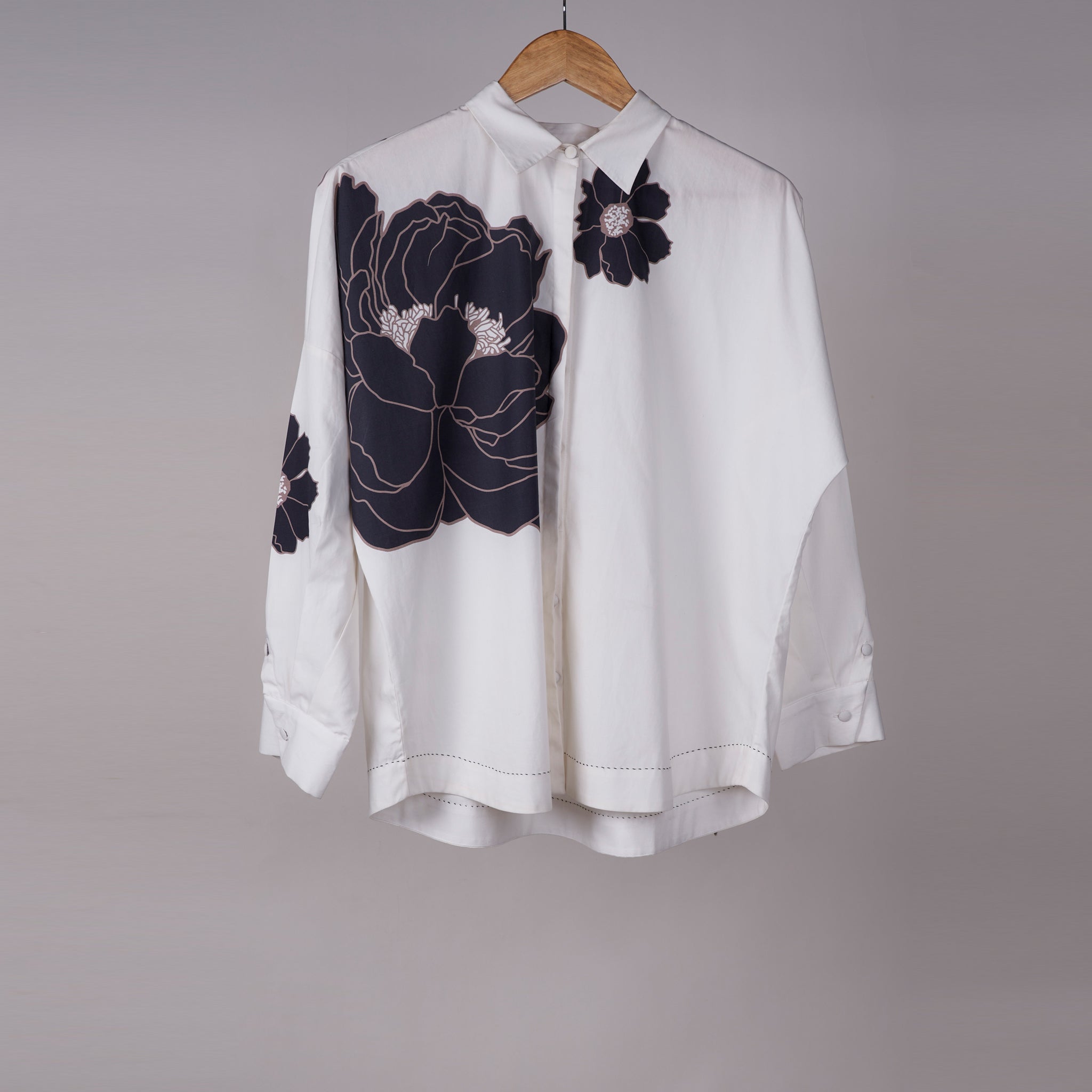 Meadow printed cotton shirt