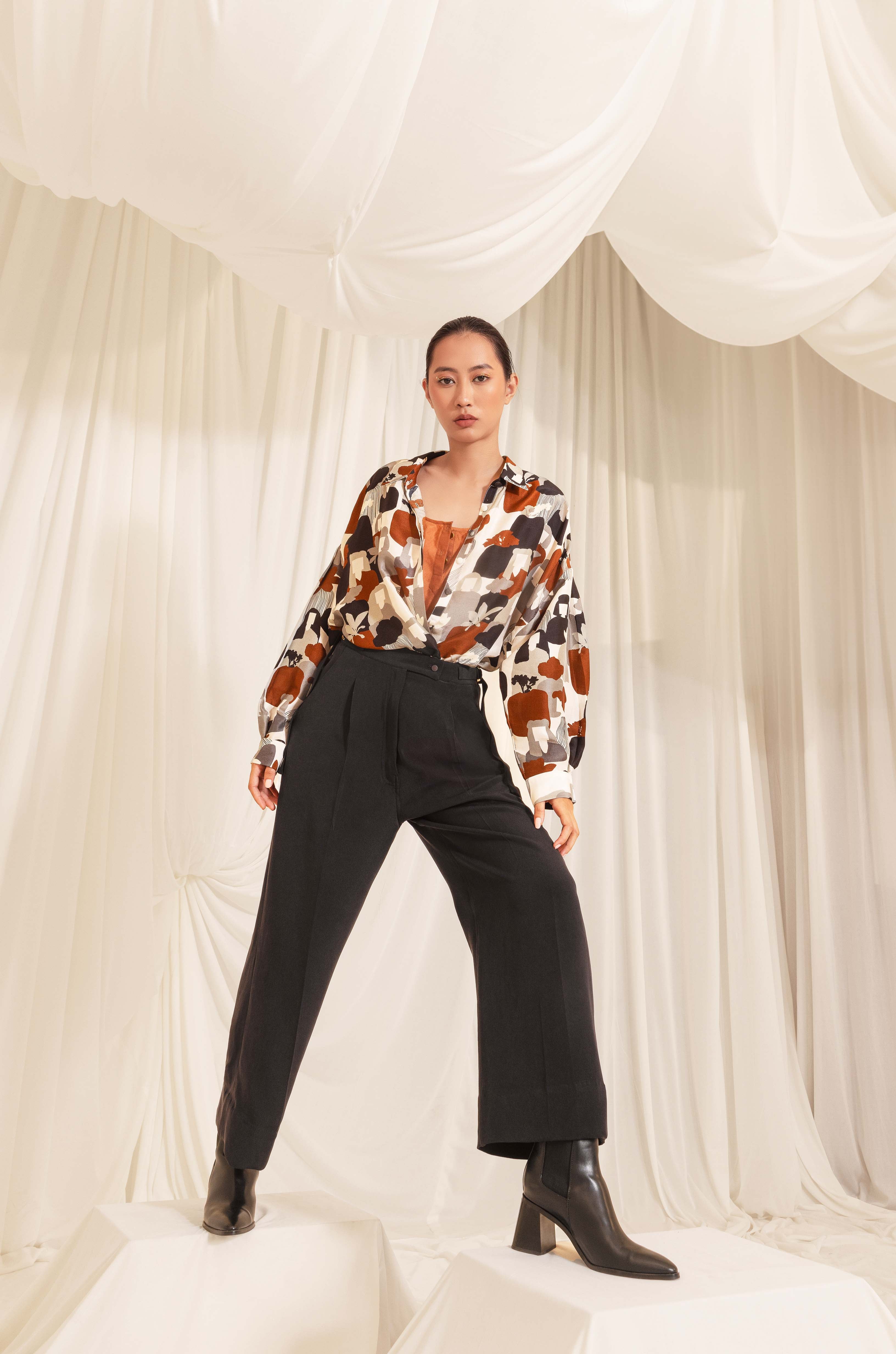 Over rule Silk Shirt