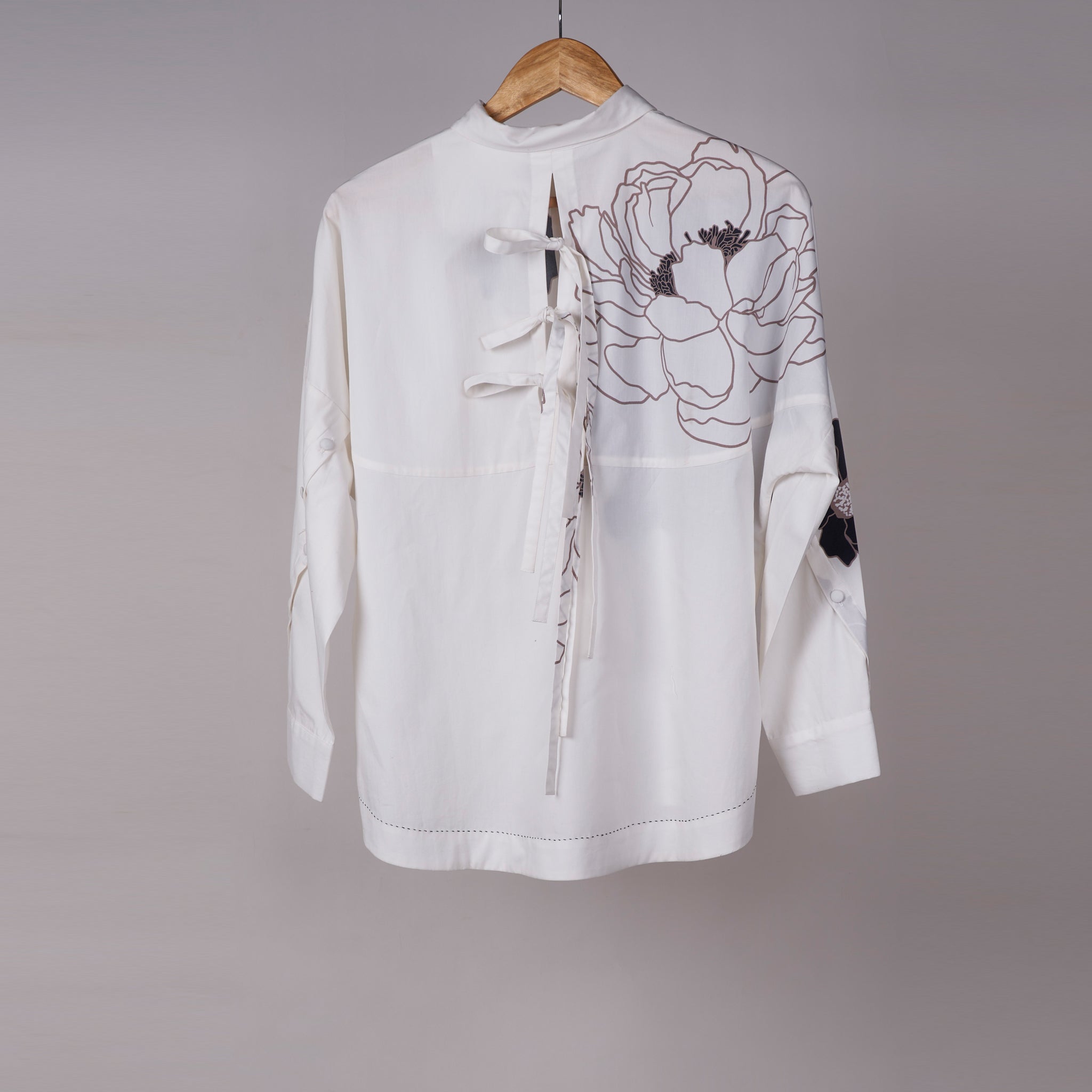 Meadow printed cotton shirt