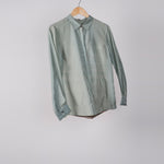 Load image into Gallery viewer, Mint solid and stripe print Evelyn shirt
