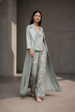 Load image into Gallery viewer, Aqua and White Lean-In Set
