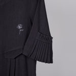 Load image into Gallery viewer, Black wool twill dress
