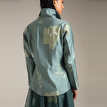 Load image into Gallery viewer, Wild meadows Printed Organza Skirt Set
