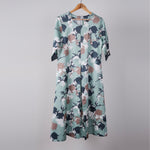 Load image into Gallery viewer, Mint floral margot dress
