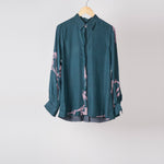 Load image into Gallery viewer, Green and Beige Evelyn shirt
