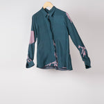 Load image into Gallery viewer, Green and Beige Evelyn shirt
