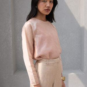 Daisy Zari Jamdani Organza Top