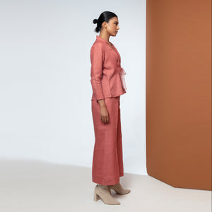 Persimmon Linen Co-Ord Set