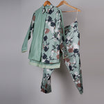 Load image into Gallery viewer, Mint Printed Coordinated Set
