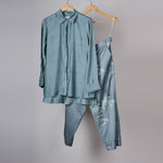 Load image into Gallery viewer, Teal Printed Coordinated Set
