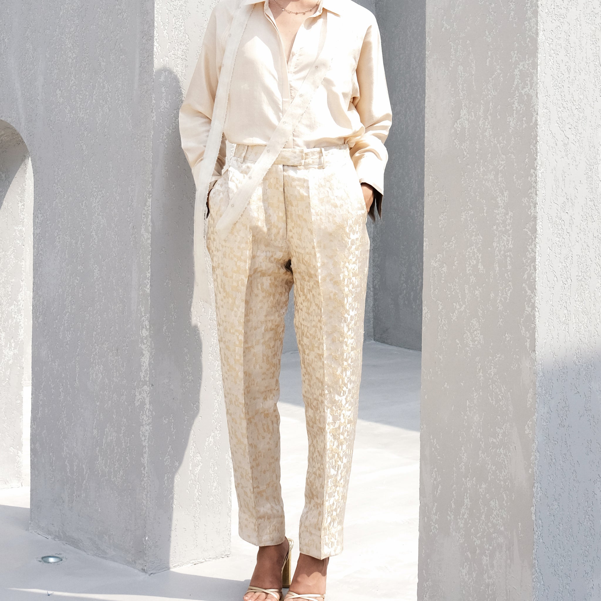 Daze Solid Silk Shirt