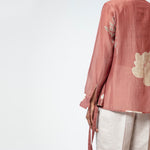 Load image into Gallery viewer, Rose wood Frill Neck Top
