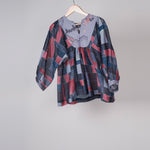 Load image into Gallery viewer, Marguerite printed Blouse blue
