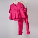 Load image into Gallery viewer, Solid Pink Cotton Set
