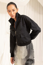 Load image into Gallery viewer, Sloe Hand Embroidered Bomber
