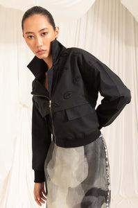 Sloe Hand Embroidered Bomber