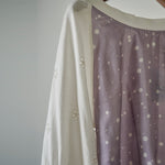 Load image into Gallery viewer, Mauve polka printed top with solid pants Coordinated set
