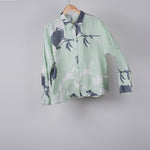 Load image into Gallery viewer, Mint and Grey Linen Shirt
