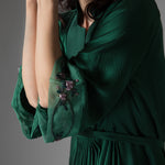 Load image into Gallery viewer, Jade Green Silk Dress
