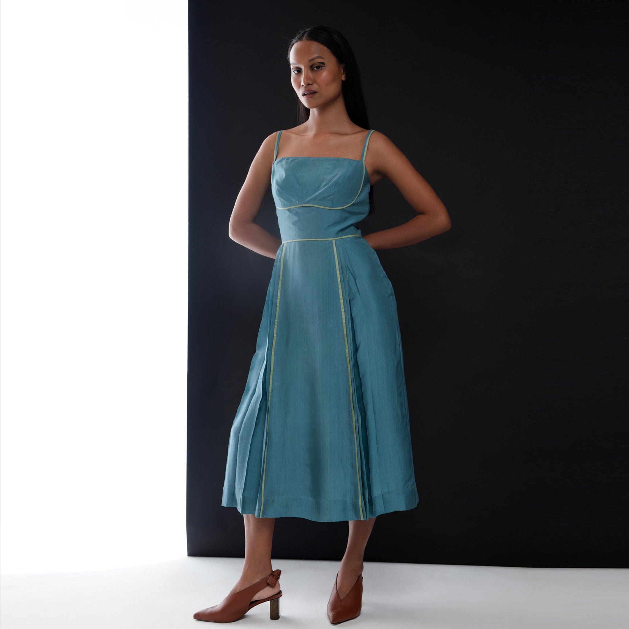 Riverside solid silk Dress