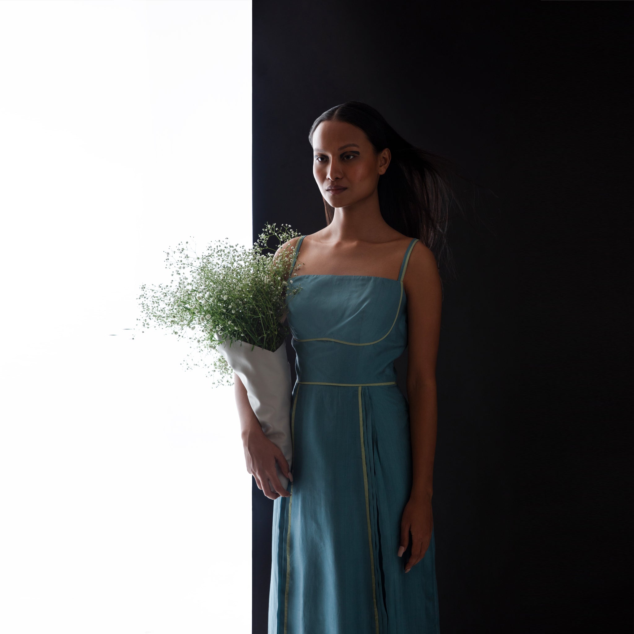 Riverside solid silk Dress