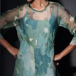 Load image into Gallery viewer, Greenwood Embroidered organza  Dress
