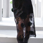 Load image into Gallery viewer, Night Out Hand Appliqued Organza Skirt
