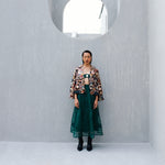 Load image into Gallery viewer, Riot Appliqued Organza Skirt
