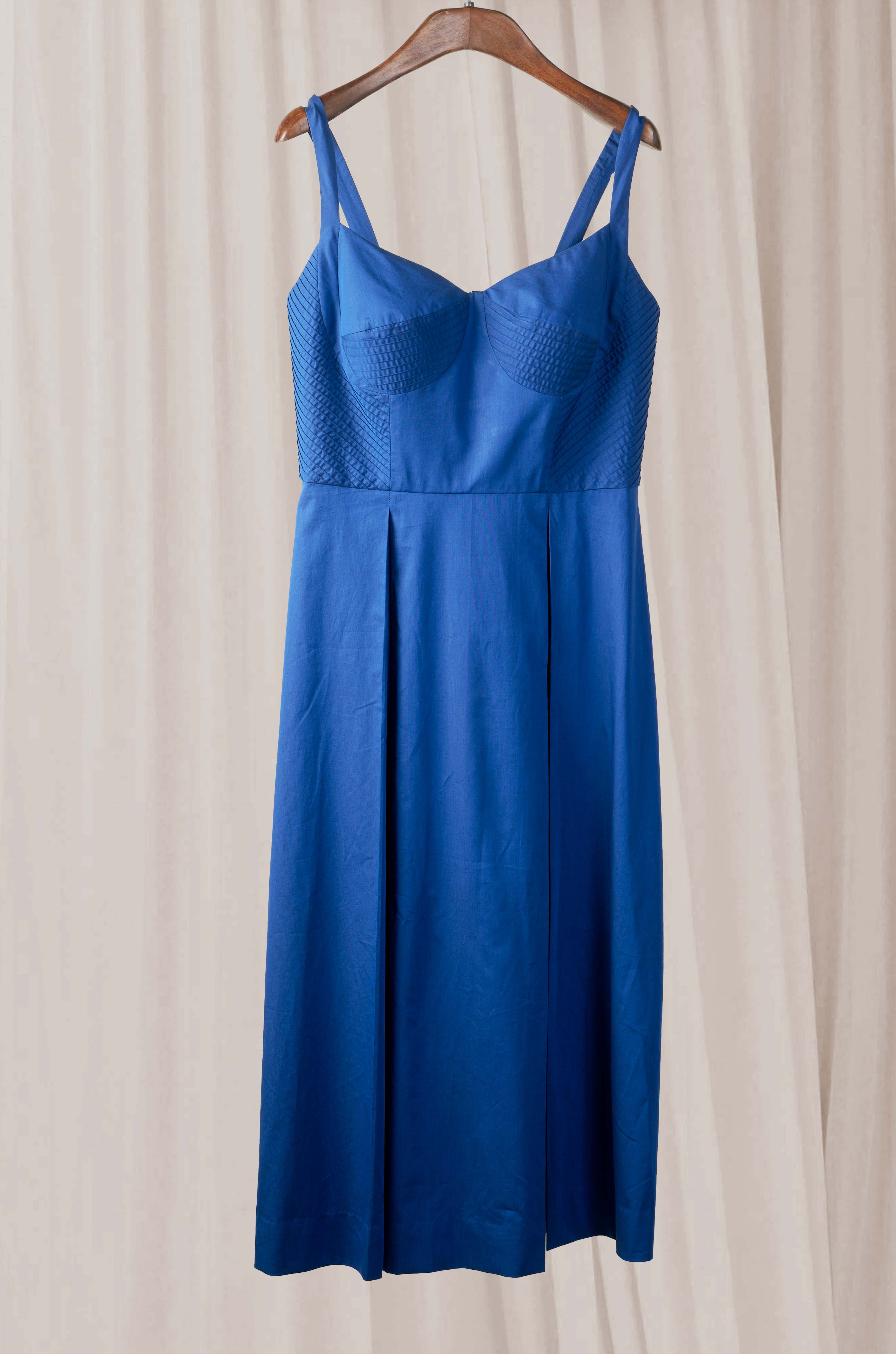 Electric Strappy Cotton Dress