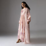 Load image into Gallery viewer, Solid Peach embroidered Overlay
