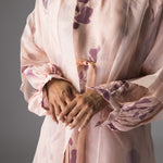 Load image into Gallery viewer, Solid Peach embroidered Overlay
