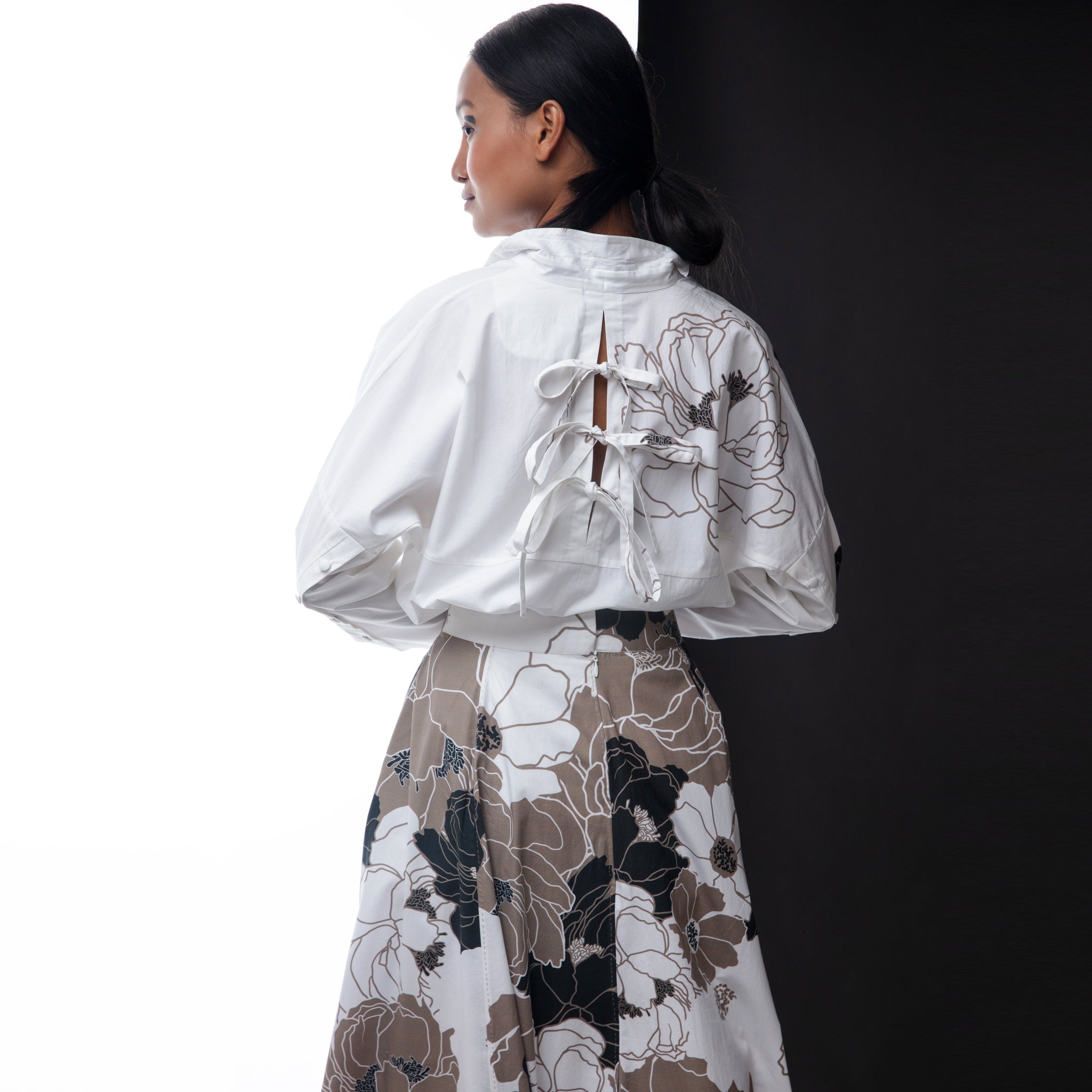 Wild meadows printed Skirt Set