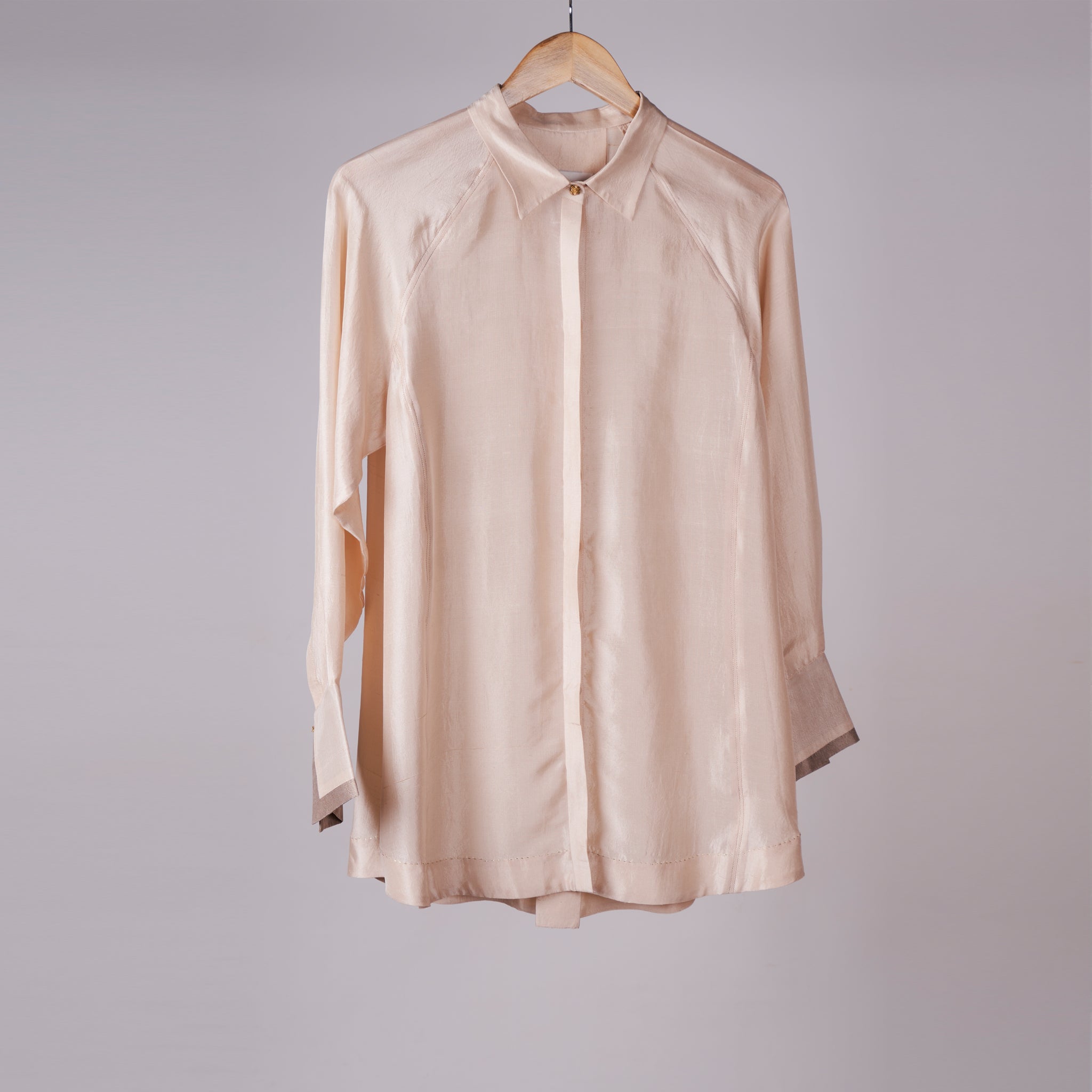 Daze Solid Silk Shirt