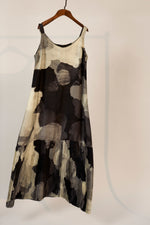 Load image into Gallery viewer, Black Paint Print Cami Dress
