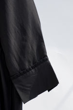 Load image into Gallery viewer, Black drawstring dress
