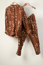 Load image into Gallery viewer, Tan Small Square Coordinated set
