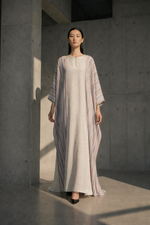 Load image into Gallery viewer, Stripe With Polka Printed Kaftan
