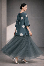 Load image into Gallery viewer, Teal Glassmoon Skirt
