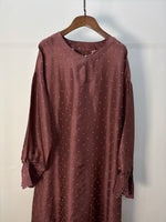 Load image into Gallery viewer, Wine Nightcap Polka Dress
